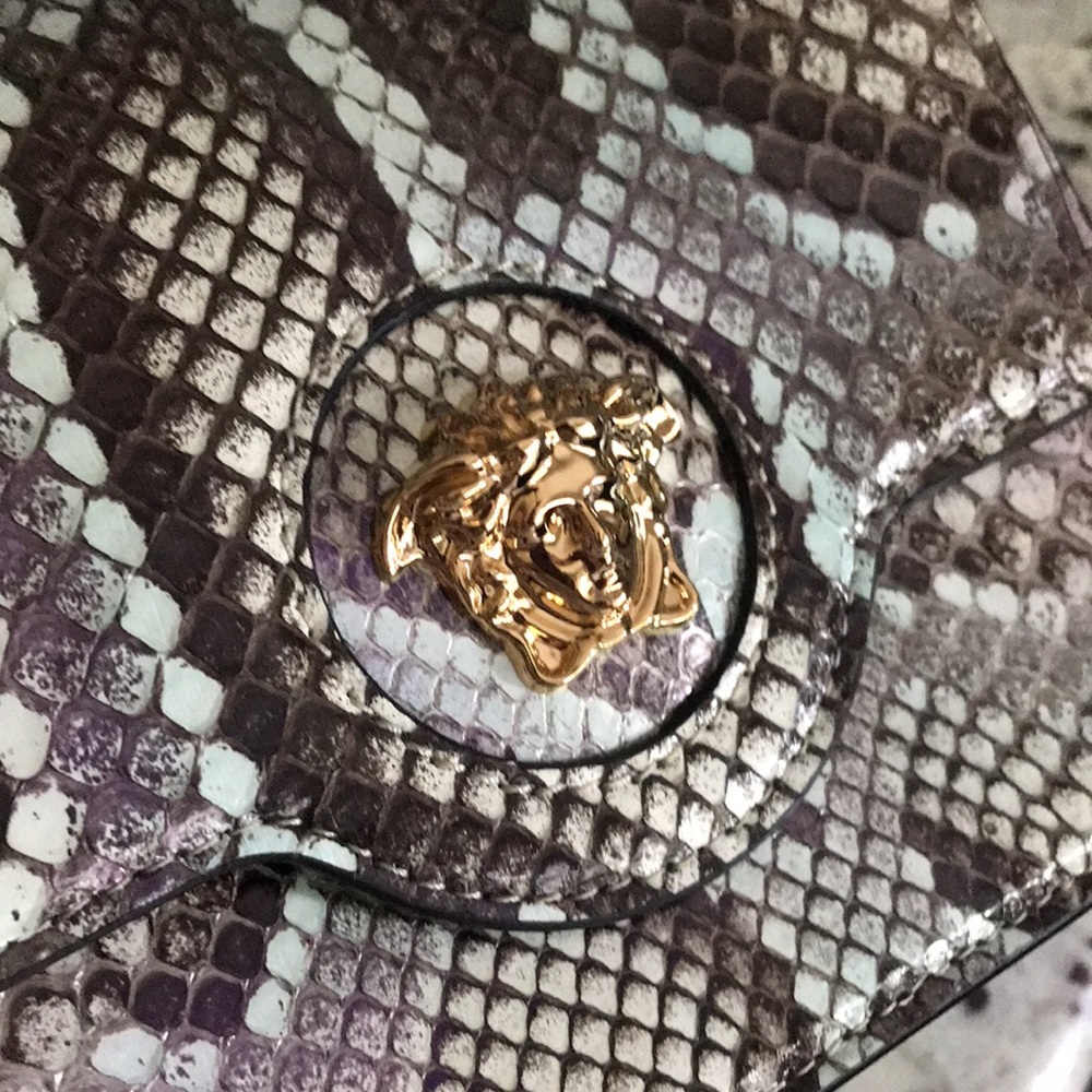 Versace python shoulder bag - Picture 3 of 5